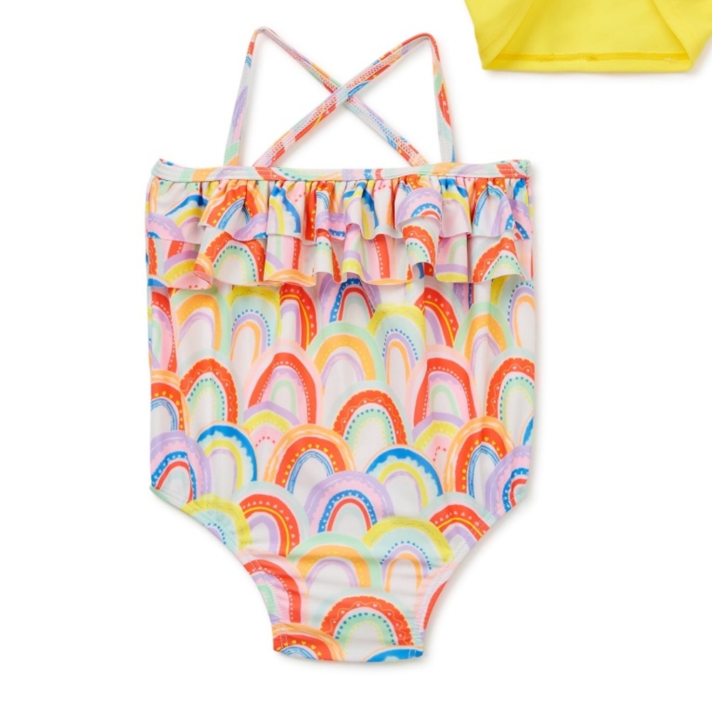 Baby Girl Bathing Suit by Wonder Nation. Size 3-6 months